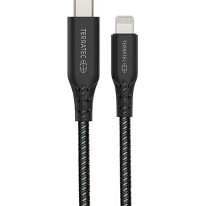 Kabel USB TerraTec USB-C - Lightning 2 m Czarny (106954) 6629438 4040895007049