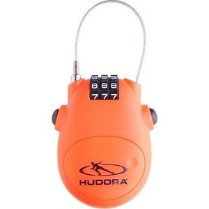 Hudora Kłódka Cable Lock pomarańczowa 6632771 4005998144930