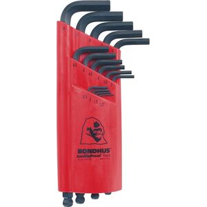 Bondhus Zestaw kluczy imbusowych długich z końcówką kulistą 15-sztuk 1,27-10mm 10995 6639471 37231109950