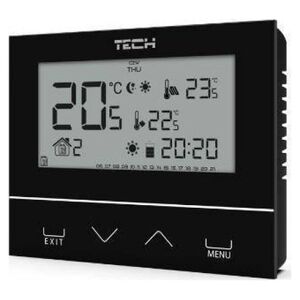 Tech Sterownik ST-292V2 pokojowy bezprzewodowy dwustanowy (3 mm szkło) czarny 6643889 5902479660240