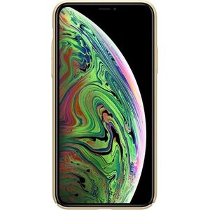 Nillkin Nillkin Super Frosted Shield - Etui Apple iPhone 11 Pro z wycięciem na logo (Golden) 6644722 6902048186484