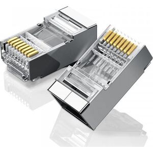 Ugreen Metalowa wtyczka RJ45 UGREEN Ethernet, 8P/8C, Cat.6, UTP (10szt.) 6659574 783057358583