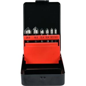Yato Zestaw pogłębiaczy do metalu 6szt. 6,3-20,5mm HEX (YT-44729) 6685528 5906083049200