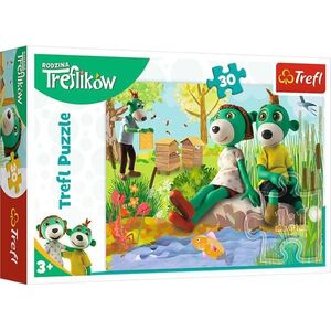 Trefl Puzzle 30 elementów Trefliki nad stawem (18265) 6692347 5900511182651