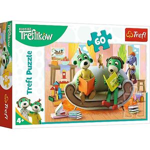 Trefl Puzzle 60 elementów Wspólne czytanie bajek (17345) 6692349 5900511173451