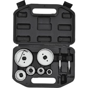 AWTools zestaw otwornic wolframowych do glazury 9 elementów 22-73 mm (AW47320) 6701612 5903041036494