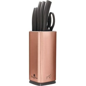 Berlinger Haus ZESTAW NOŻY W STOJAKU BERLINGER HAUS ROSEGOLD METALLIC LINE BH-2401 6800111 5999056790643