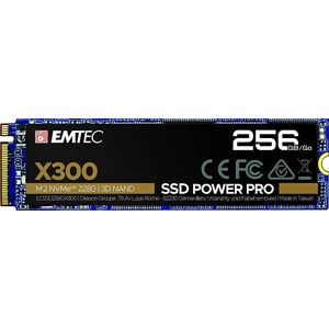 Dysk SSD Emtec X300 Power Pro 256GB M.2 2280 PCI-E x4 Gen3 NVMe (ECSSD256GX300) 6858148 3126170170729
