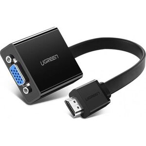 Adapter AV Ugreen HDMI - S-Video - RCA (Chinch) czarny (40248) 6859393 712641788598