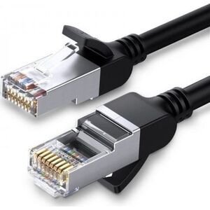 Ugreen Kabel sieciowy UGREEN z metalowymi wtyczkami, Ethernet RJ45, Cat.6, UTP, 0,5m (czarny) 6859437 6957303851904