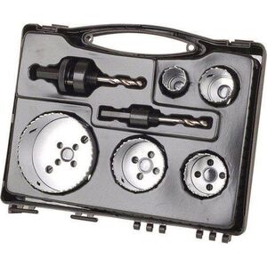 Wolfcraft Zestaw otwornic BiM 25 - 83 mm Wolfcraft - do inastalacji sanitarnych 6869765 4006885542204