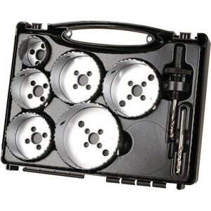Wolfcraft Zestaw otwornic BiM 40 - 86 mm Wolfcraft - do inastalacji elektrycznych 6869775 4006885542303