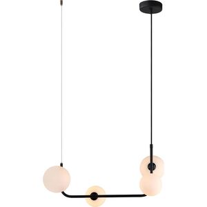Lampa wisząca Italux Ferrand nowoczesna czarny  (MDM-4123/4 BK) 6883163 5902854532292