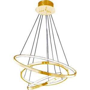 Lampa wisząca Azzardo WHEEL nowoczesna złoty  (AZ2918) 6892288 5901238429180