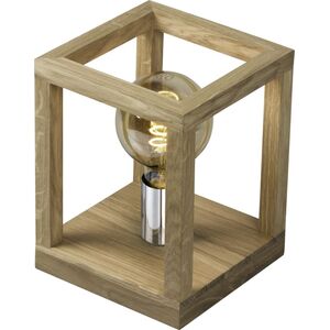 Lampa stołowa Spotlight Lampka nocna brązowa Spotlight Kago drewno dębowe 7158174 6900724 5905840200373