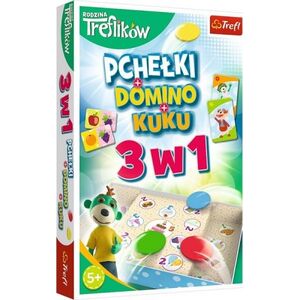 Trefl Gra pchełki domino kuku 3w1 7006873 5900511019216