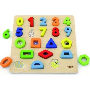 Viga Viga 50119 Puzzle sorter kształtów cyfry i krztałty 7079222 6934510501198