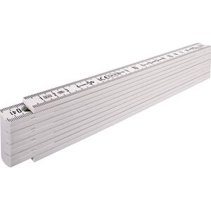 Stabila Miara składana 2m STABILA 1107 plastik, biała 7416332 4005069017019