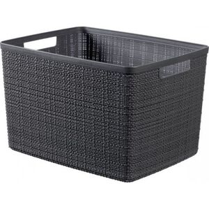 Curver Koszyk Jute L Ciemny Szary Stylowy Curver 7435634 3253921907027