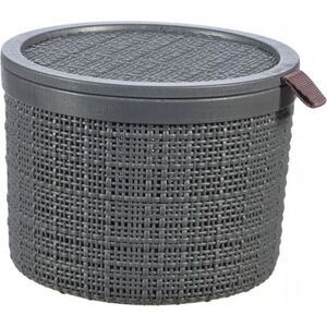 Curver Koszyk Jute Okrągły Ciemny Szary Stylowy Curver 7435637 3253921903029