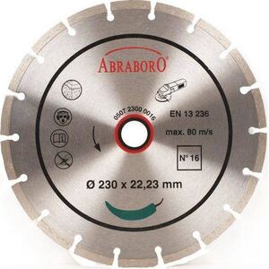 Abraboro Tarcza diamentowa 230 x 22/7 N16 (AB23000016) 7464955 5999082029892