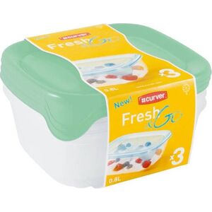 Curver Pojemniki na Żywność Lunchbox Zestaw 3x0,8l Curver uniwersalny 7528693 3253928559120