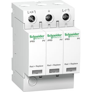 Schneider Electric Ogranicznik przepięć PV iPRD-DC40r-T2-3-1000 3-biegunowy Typ2/C 65 kA ze stykiem A9L40281 7564088 3606480506673