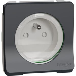 Schneider Electric Mureva Styl Mechanizm gniazda 2P+PE zaciski śrubowe antracyt IP55 MUR38030 7564584 3606480789601