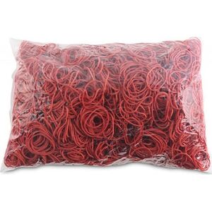 Office Products Gumki Recepturki Office Products, Średnica 30Mm, 1,5X1,5Mm, 60% Kauczuku, 1000G, Zgrzewka, Czerwone 7624529 5901503696187
