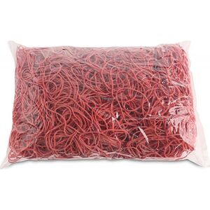 Office Products Gumki Recepturki Office Products, Średnica 50Mm, 1,5X1,5Mm, 60% Kauczuku, 1000G, Zgrzewka, Czerwone 7624537 5901503696347