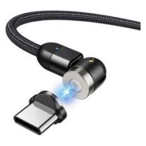 Kabel USB Maclean USB-A - USB-C 1 m Czarny (MCE474) 7625479 5902211119364