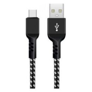 Kabel USB Maclean USB-A - USB-C 1 m Czarny (MCE471) 7625481 5902211119333
