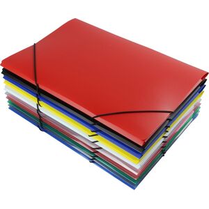 Biurfol TECZKA PP Z GUMKĄ BIURFOL A4/25 MM, CZERWONY 7702977 5907214510118