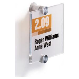 Durable TABLICZKA INFORMACYJNA 105 X 105 MM DURABLE CRYSTAL SIGN 7703853 4005546403533