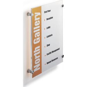 Durable TABLICZKA INFORMACYJNA 297 X 420 MM DURABLE CRYSTAL SIGN 7703858 4005546403656