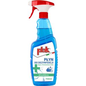 Plak PLAK PŁYN DO DEZYNFEKCJI RĄK I POWIERZCHNI 750 ML / PLAK HAND AND SURFACE DISINFECTION LIQUID 750 ML 7740430 5903246870633