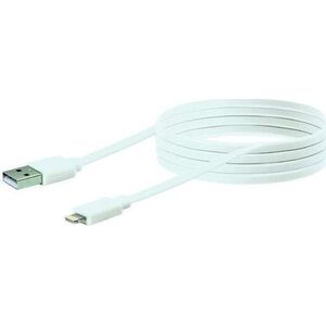 Kabel USB Schwaiger USB-A - Lightning 2 m Biały (LKF200L532) 7964879 4004005034516