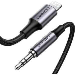 Kabel USB Ugreen Lightning - mini Jack 3.5 mm 1 m Szary (70509) 8011648 6957303875092