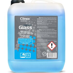 Clinex Skuteczny koncentrat do mycia szyb luster szkła stali nierdzewnej CLINEX PROFIT Glass 5L Skuteczny koncentrat do mycia szyb luster szkła stali nierdzewnej CLINEX PROFIT Glass 5L 8147798 5907513273776