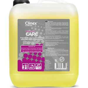 Clinex Płyn do codziennego mycia twardych wodoodpornych podłóg CLINEX Dispersion CARE 5L Płyn do codziennego mycia twardych wodoodpornych podłóg CLINEX Dispersion CARE 5L 8147831 5907513273455