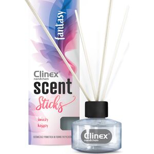 Clinex Patyczki kadzidełka zapachowe do odświeżania pomieszczeń CLINEX Scent Sticks FANTASY 45ml Patyczki kadzidełka zapachowe do odświeżania pomieszczeń CLINEX Scent Sticks FANTASY 45ml 8147885 5907513270614