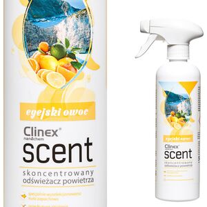 Clinex Skoncentrowany odświeżacz powietrza rozpylany na powierzchnie CLINEX Scent - Egejski Owoc 500ML Skoncentrowany odświeżacz powietrza rozpylany na powierzchnie CLINEX Scent - Egejski Owoc 500ML 8147889 5907513273912