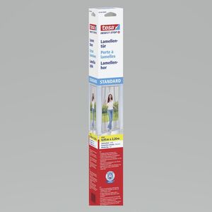 Tesa Moskitiera balkonowa lamela standard 2,2m:0,95m, biała 8188677 4042448163417