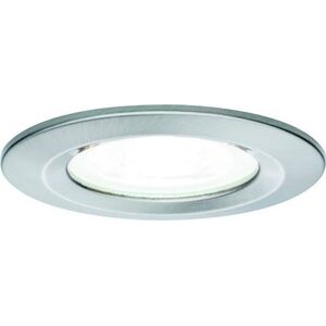 Paulmann Oprawa wbudowana Nova stałe LED IP44 1x6,5W 4000K 230V GU10 51mm Żelazo Szczotkowane/ Aluminium 8197004 4000870929773
