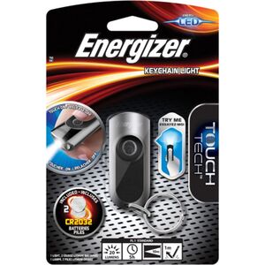 Latarka Energizer Latarka ENERGIZER Keychain Led + 2szt. baterii CR2032, srebrna 8246082 7638900424225