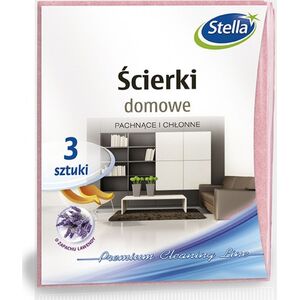 Stella Ścierki domowe STELLA, zapach lawendy, 3 szt., lawendowy 8318408 5903936000982