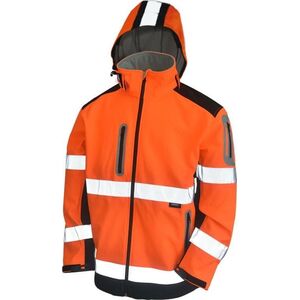 VIZWELL KURTKA SOFTSHELL OSTRZ.POM-GRANAT.XXL VWJK177ON/XXL/W20 VIZWELL 8335429 6933157034151