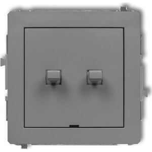 Karlik DECO Łącznik świecznikowy w stylu amerykańskim szary mat 27DWPUS-2 8336482 5901832008484