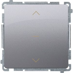 Kontakt-Simon Simon Basic Łącznik roletowy trójpozycyjny 1-0-2 (moduł) stal inox BMZW1K.01/21 8337104 5902787857882