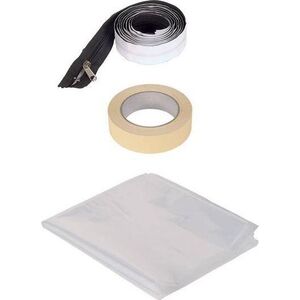 Folia malarska Wolfcraft ZESTAW DO ZABEZPIECZANIA PRZED PYŁEM WOLFCRAFT- 1.25 X 2.20 M WF4005000 WOLFCRAFT 8345461 4006885400504